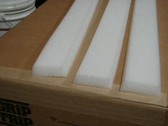 GRIP STRIP® TRAPAZOID BACKER ROD FOR LOG HOME CHINKING PERMACHINK LOG JAM