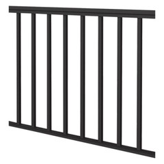 Superior Aluminum Rail Kit – Series 9000 – 36in. H – 6ft. L – Level – Black