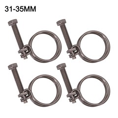 Easy Installation Wire Hose Clamp Strong Clamping Effect Plant Engineering Use