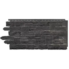 stone SK Stacked Stone (20.3 In. X 45 In.) Stone Siding in Onyx (10 Panels per B