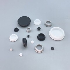 White/Black/Grey/Clear Snap-on Hole Plug 2.5mm – 14mm Silicone Blanking End Caps