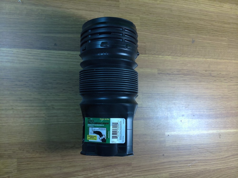 Flex-Drain Flexible 2 In. X 3 In. X 4 In. Downspout Adapter R14411 Pack of 5