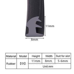 UPVC Window & Door Wedge Gasket Seal Double Glazing Rubber Repair Draught Seal