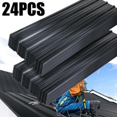 24 PCS Roof Panels Galvanized Steel Hardware Metal Roofing Sheets Wall Panels