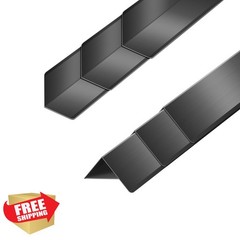 Kingtran 6 Black Steel Corner Guards 2x2x48″
