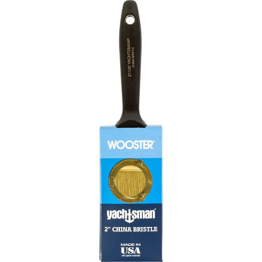 Wooster Z1120 2″ Yachtsman White China Firm Bristle Flat Varnish Paint Brush