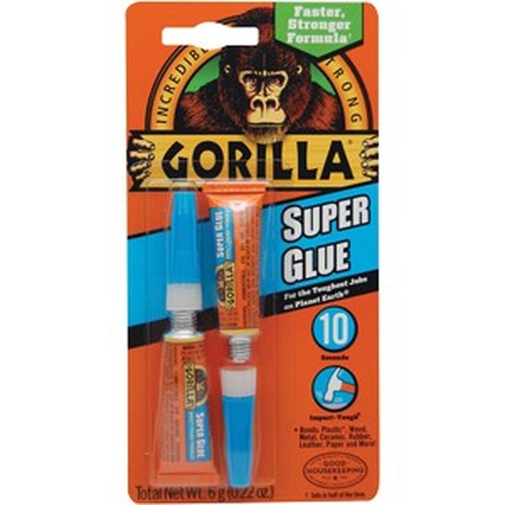 Gorilla Glue 7800109 3g Gorilla Glue Super Glue (2pk)