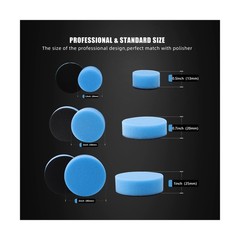 Car Foam Drill Polishing Pad Kit, 44Pcs 1inch 2inch 3inch Detai… FAST USA SHIP