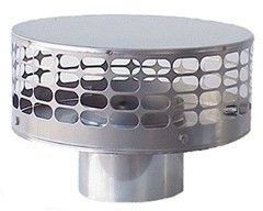 FOREVER® Stainless Steel Liner Top Caps for Factory Build Double Wall Chimneys