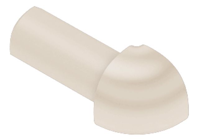 Schluter RONDEC – 3/8″ Outside Corner PVC – Sand Pebble – (E/PRO 100 SP)