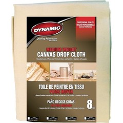 Dynamic 02015LAN 4′ x 15′ (1.22m x 4.58m) 8oz Medium Weight Canvas Drop Cloth