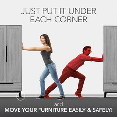 X-Protector Felt Furniture Hardwood Floors 24 Pcs 2 1/2 Inch Furniture Duty