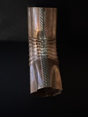 Vintage Copper Roof Gutter 3” Elbow Set Of 4 Custom Made Heavy Duty
