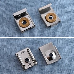 4 Pieces Mirror Mounting Clips Glass Shelf Support Wall-mounted Mirrors Bracket