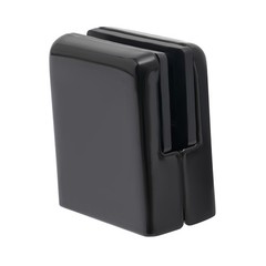 Glass Clamp Set of 8 Black 8-10mm Square For Glass Door Panel Mounting Hardware