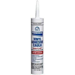 DAP 00006 10oz Translucent Phenoseal Does It All Vinyl Adhesive Caulk 12/pk