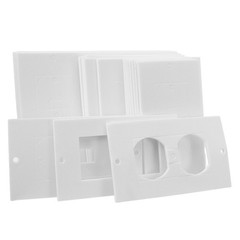 20Pcs White Eva Outlet Insulation Pads Durable Foam Covers for Switch Switches
