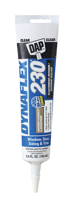 DAP Dynaflex 230 Clear Siliconized Acrylic Sealant 5.5 oz