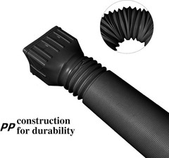 2 Pack Flexible Rain Gutter Downspout Extensions,Drain Downspout Extender,Gutter