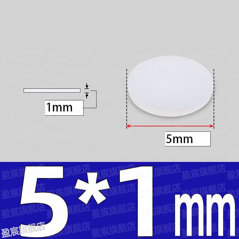Round Silicone Rubber Sheet Seal Gaskets Dia 5-150mm Thick 1/1.5/2/3/4/5/6-10mm
