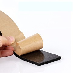 EPDM Neoprene Self Adhesive Backed Foam Sponge Strip Roll Sheet Tape Sticky Seal
