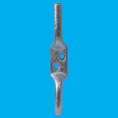 2x 125mm (5″ Inch) Galvanised Cleat Hook, Flag Pole Rope Halyard Washing Line