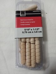NEW! 8 PACKS💥Waddell 775-CS Dowel Pins Spiral Groove, 5/16″ x 1-1/2″ (160 pcs)