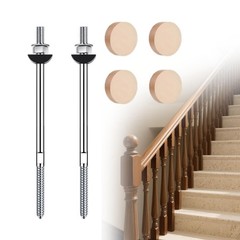 Newel Post Mounting Kit Heavy Duty Fastener Anchors Staircase Hardware 2 Sets