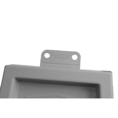 24 in. Gray Vinyl Splash Block