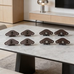 48PCS Cabinet Sliding Door Pulley Set for Wardrobe Smooth Sliding 57MM ABS
