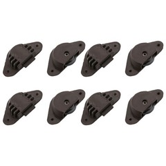 48PCS Cabinet Sliding Door Pulley Set for Wardrobe Smooth Sliding 57MM ABS