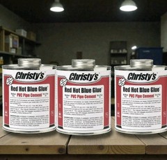 3 Pack Christy Enterprise Christy’S Glue Low Voc, Red Hot Blue 4 oz Blue