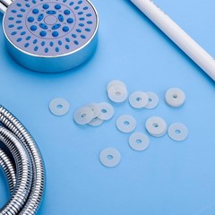 Grevosea 20Pcs Nylon Flat Washer 13/16″ OD,3/16″ ID Clear Washers…