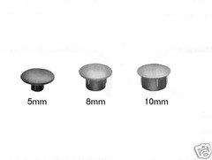 HETTICH HOLE PLUG FOR 5mm DIAMETER HOLE, BROWN, 100-PIECES