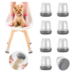 Moyohim Small Chair Leg Floor Protectors For Carpet Hardwood Floors Upgraded