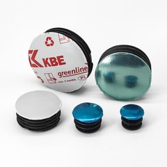 16-60mm Tube Inserts Iron Metal Capped Pipe Plugs Blanking Bungs End Caps Round