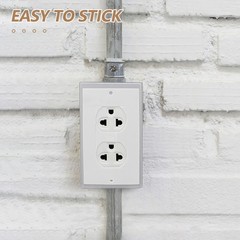 20Pcs White Eva Outlet Insulation Pads Durable Foam Covers for Switch Switches