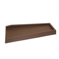 24 in. Brown Vinyl Splash Block