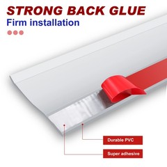 Nuogo Garage Door Seals Top and Sides 50 ft Weather 50 ft, White