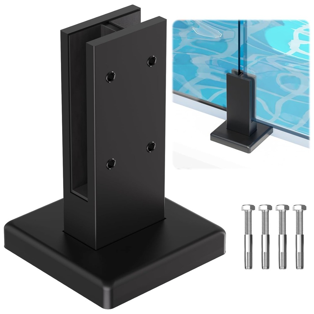 Double-Sided Glass Railing Spigot by LukLoy, Heavy Duty 4.3LB Middle