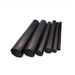 14MM-150MM Black Solid Fluororubber Round Rod Materials L=100MM/450MM/500MM