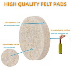 Furnigear Felt Furniture Pads For – Chair Felt Pads Floor