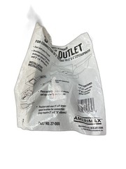 Amerimax Home Products 5 in. White Aluminum Gutter End 3 in. x 4 in. Outlet