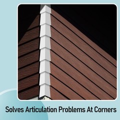 8 Pcs Aluminum Siding Corners, 8 Inch, Outside White Corner Caps, Smooth Trim