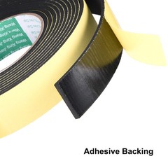 Foam Seal Tape, 30mm Wide 3mm Thick 13 Feet Long Adhesive Weather Strip 2pcs