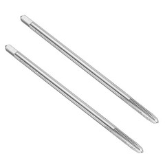 2pcs Male Straight 8-32 UNC for Extra Long Thread 4″