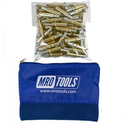 100 3/16 Cleco Sheet Metal Fasteners w/Mesh Carry Bag One Size, Brass
