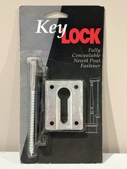 KeyLock Fully Concealable Newel Post Fasteners 6283 Made in USA