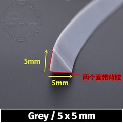 Silicone Rubber Solid Sealing Strip Gasket Triangle Bar Waterproof Non-slip