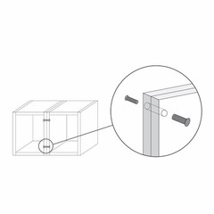 Hafele M4 Nickel Plated Screw And Sleeve – 36 Pack
